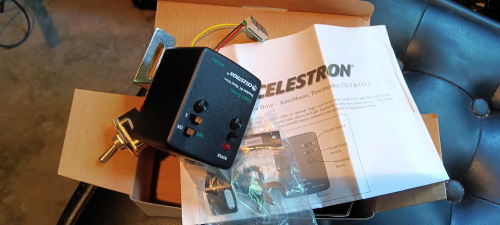 Телескоп Meade 114-930, силен, монтировка EQ екваториална, може+ мотор