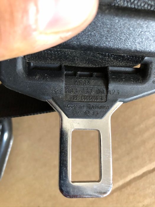 Centura stanga cu pretensionare, Porsche Boxster, Cayman 981, perfecta