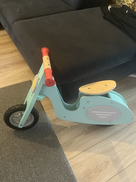 Bicicleta lemn fara pedale