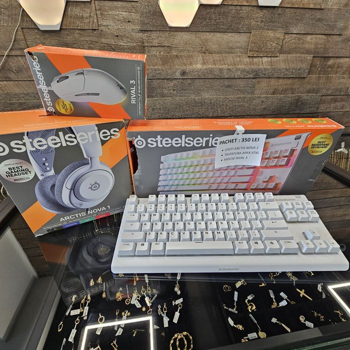 Amanet F28: Pachet Gaming steelseries(P)