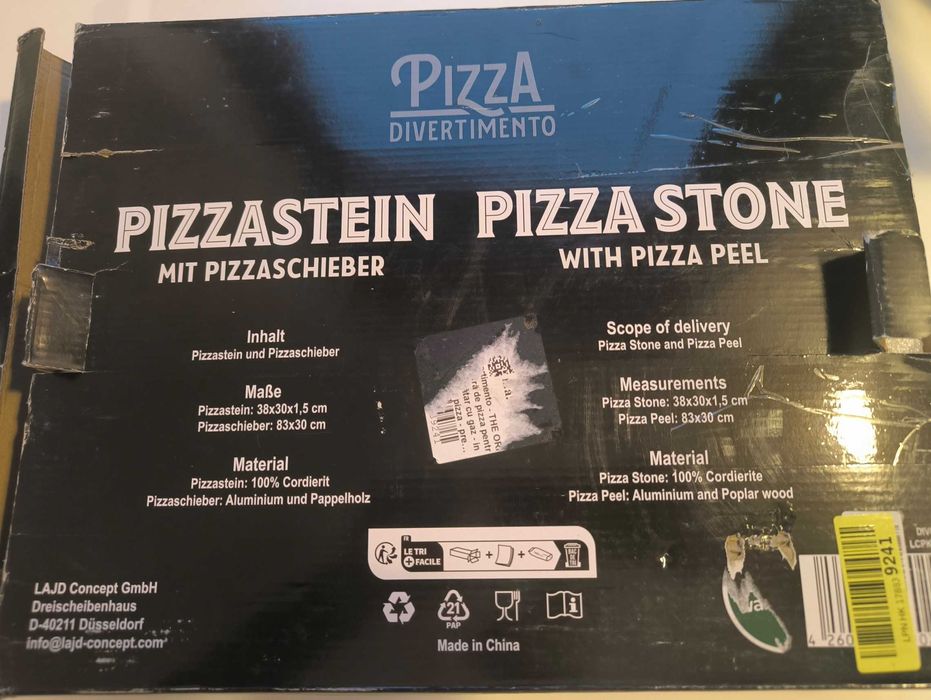 Piatră pentru pizza Divertimento pentru cuptor și grătar cu gaz
