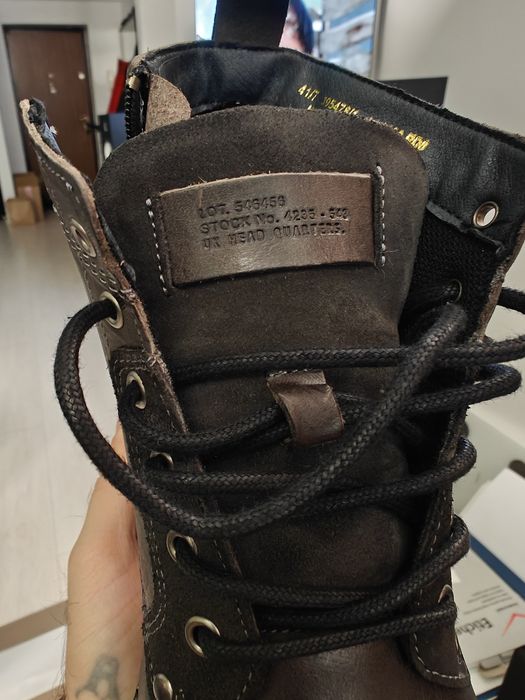 Ghete bărbați River Island, din piele naturala NOI in cutie