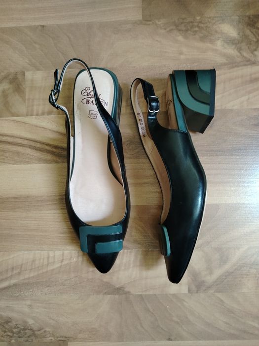 Туфли кожаные брендовые, 3 пары., р-ры 36,5 и 38-39