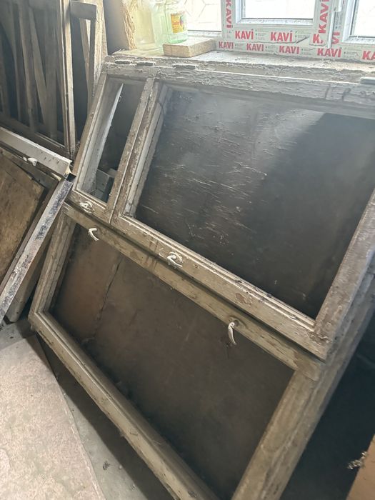 ағаш терезе, форточкалар б/у