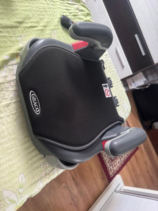 Inaltator auto Graco Midnight Black, 22-36 kg, Negru/Gri