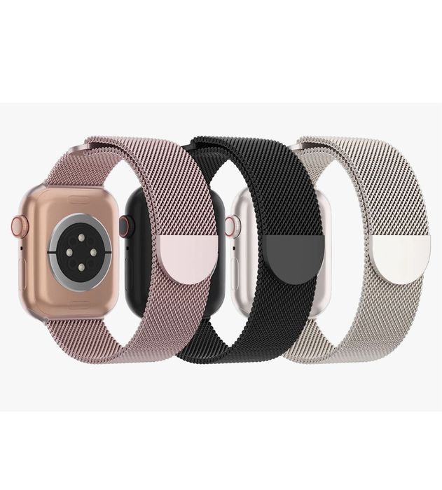Curea Bratara Metalica Milanesse Loop Compatibila Apple  Folie Silicon