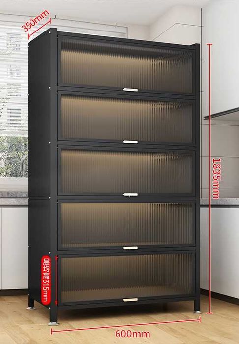 Кухонная мебель из стали/Oshxona idishlari uchun shkaf