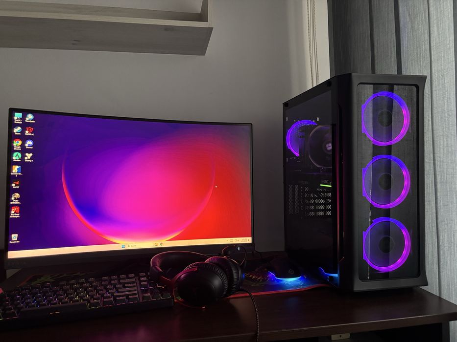 PC GAMING-RTX 5060 , 32GB RAM DDR5 6000MHz, I5-14400f , MONITOR 280HZ