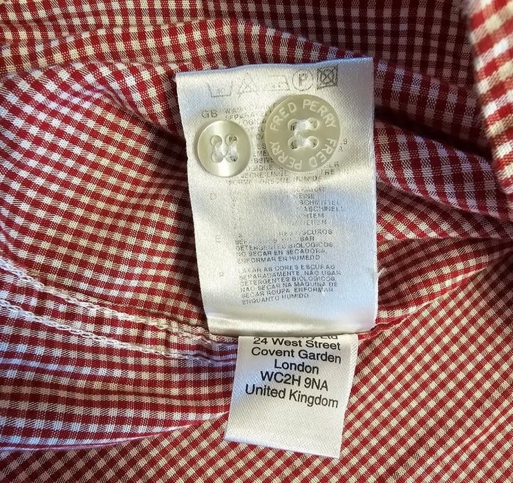 Продам рубашку Fred Perry