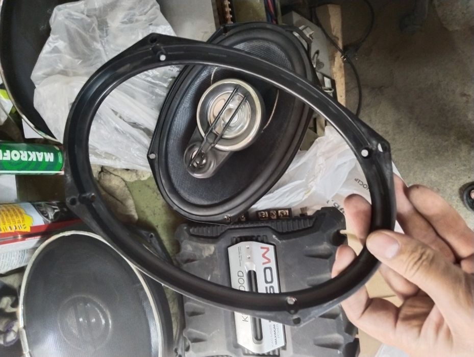 Колонки kenwood и усилитель