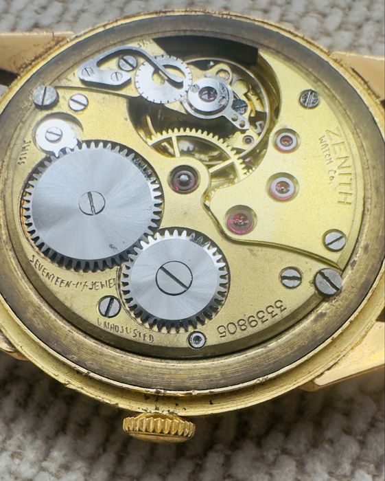 Часовник Zenith - 18K solid gold, circa 1944