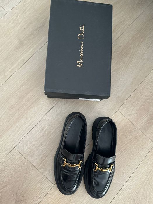 mocasini de piele Massimo Dutti ca noi