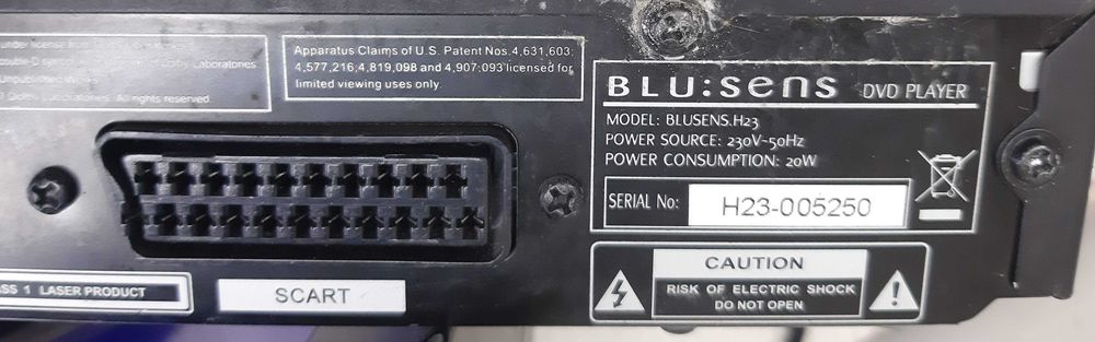 DVD Payer BLU:SENS Functional