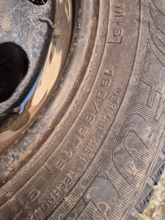 Roti iarnă 5x112 195/65/R15 vw,skoda,audi,seat