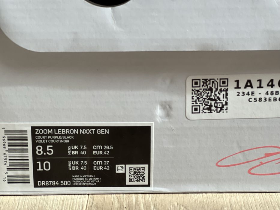 Vand Nike Zoom Lebron Nxxt Gen Lakers, marimea 42