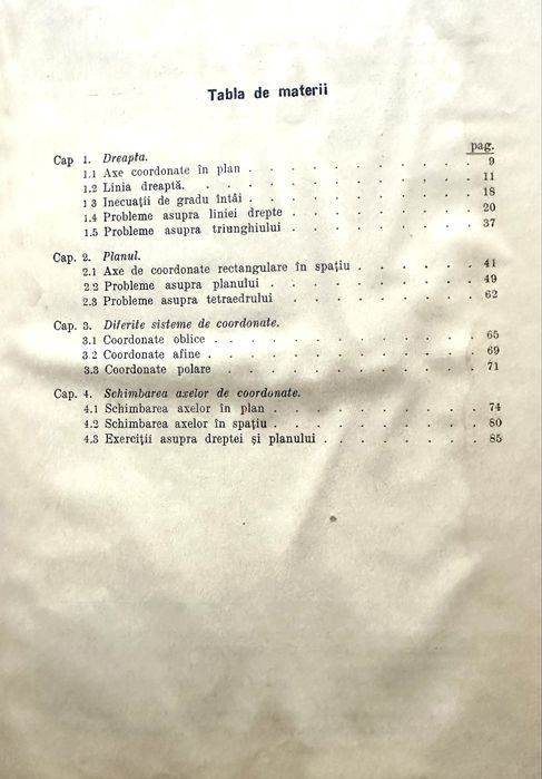 Tratat de geometrie analitică