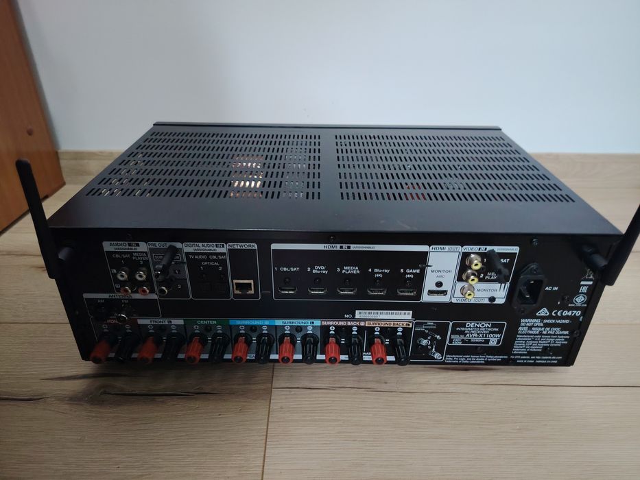 Amplificator Denon AVR-X1100W/7.2 Ch./4K/Wi-Fi & Bluetooth