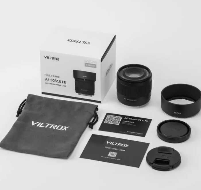 Obiectiv AutoFocus Viltrox 50mm F2.0 Air Full-Frame Lens Sony E - garantie