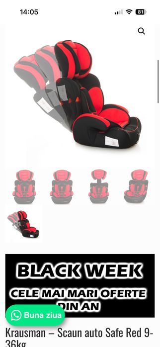 Scaun auto krausman