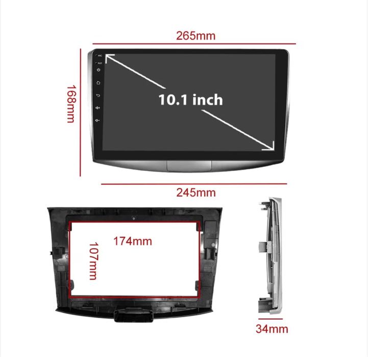 Navigatie Android 2GB Ram+64 Volkswagen Passat B6 B7 CC