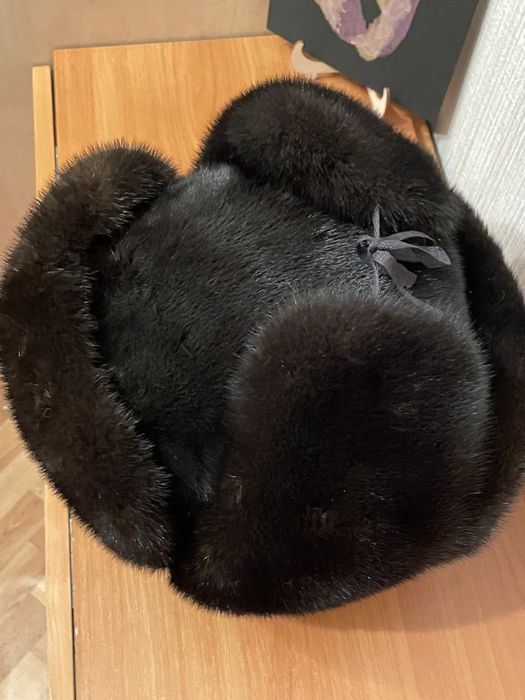 Норковая шапка ушанка
