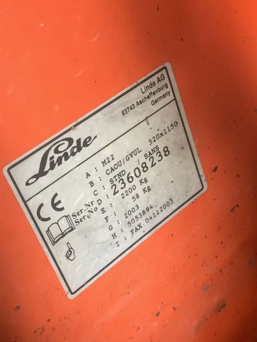 Палетна количка Linde германия и други  2бр.