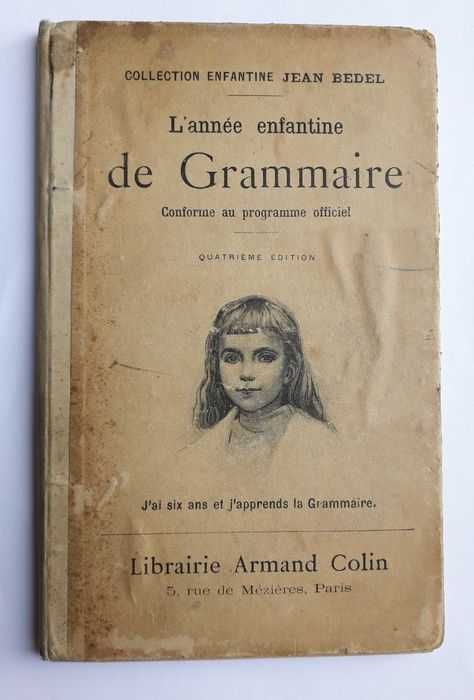 Manuale școlare vechi în limba franceză