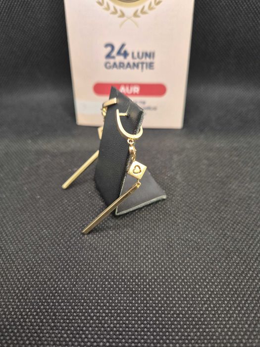 Cercei aur 14K 4.23g (49698.4 Ag11 Piata Nicolina) Garantie 2 ani!