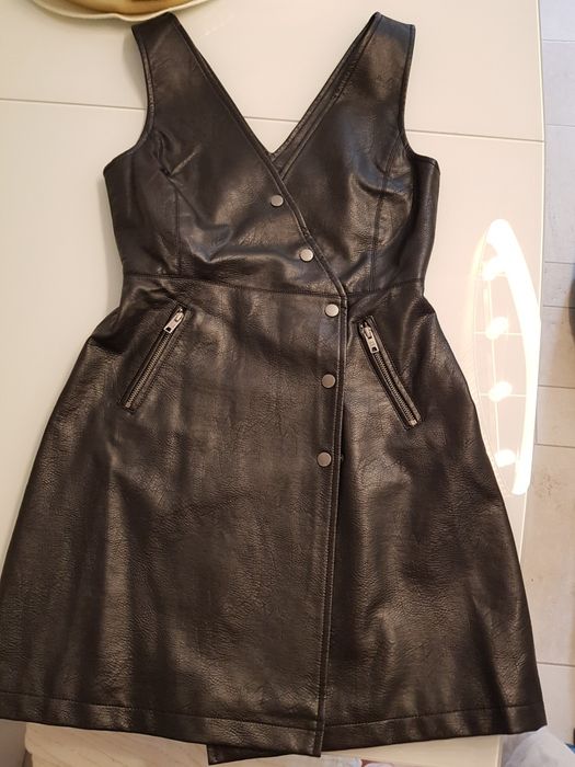 Дънков сукман на Mustang, кожена рокля Pepe jeans