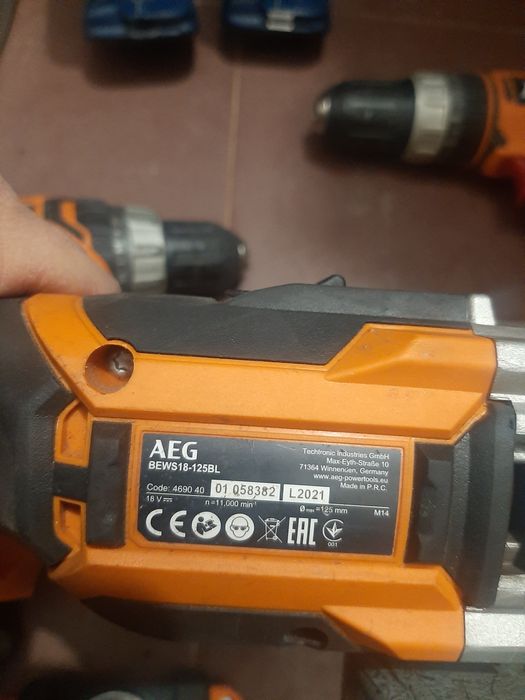 Акумулаторни машини АЕГ 18v