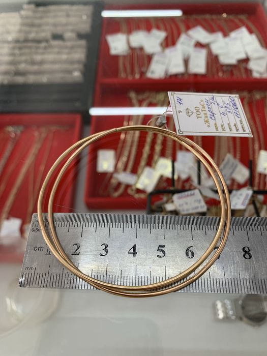 Золото серьги г.Астана