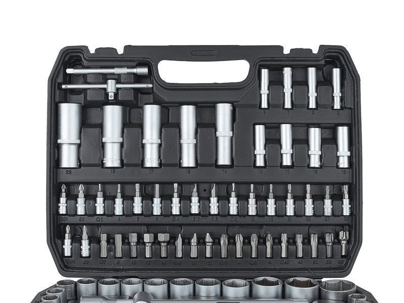 Комплект инструменти 108 части 1/4", 1/2" geko