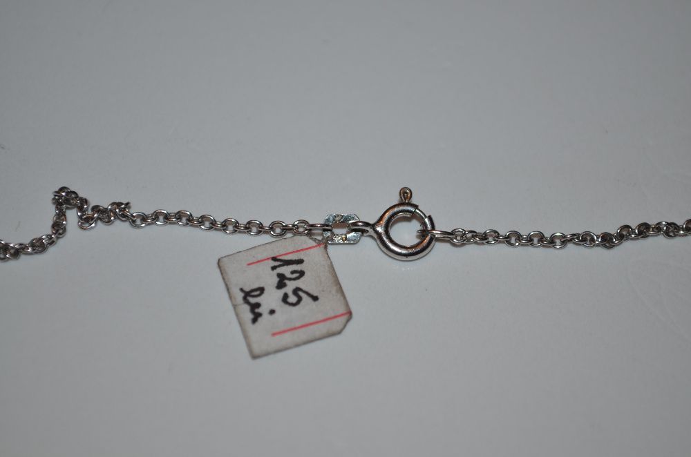 LANT + PANDANTIV ARGINT 925 - De firma SWAROVSKI - Make Peace Not War!