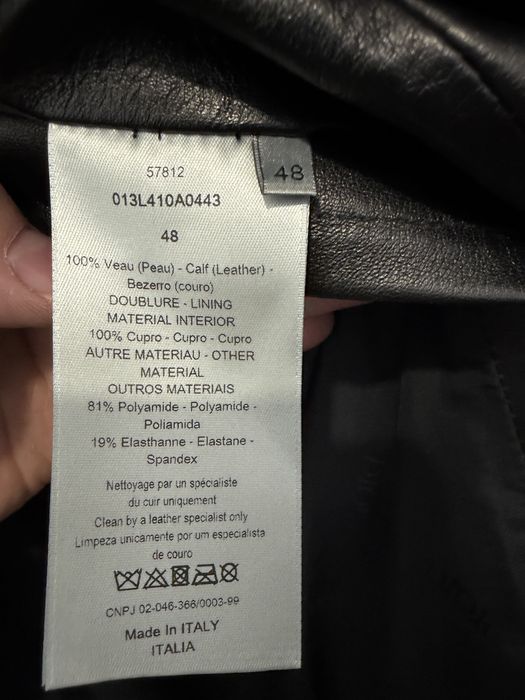 Jeaca de piele Cristian Dior