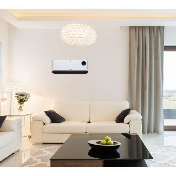 Aeroterma perete Zilan,Alba, putere 2200W, ecran LED, detector de fere