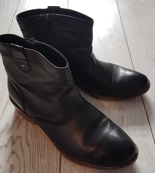 Боти естествена кожа-35 номер