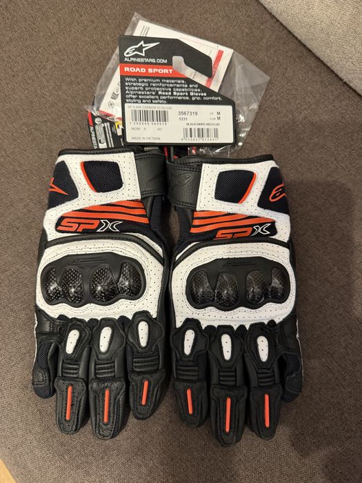Manusi Moto Alpinestars SP X Air Carbon V2 , NOI! marime S/M (nu dainese,spidi,revit,five,knox,oxford)