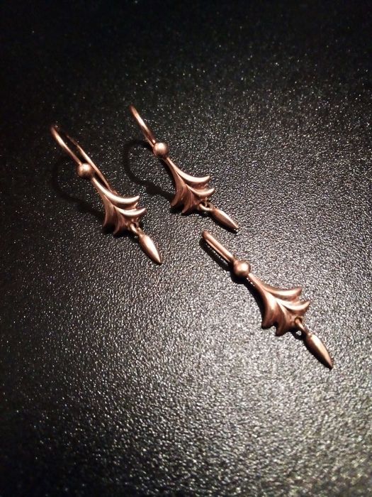 Златен   СССР комплект елхички с треперушки 583