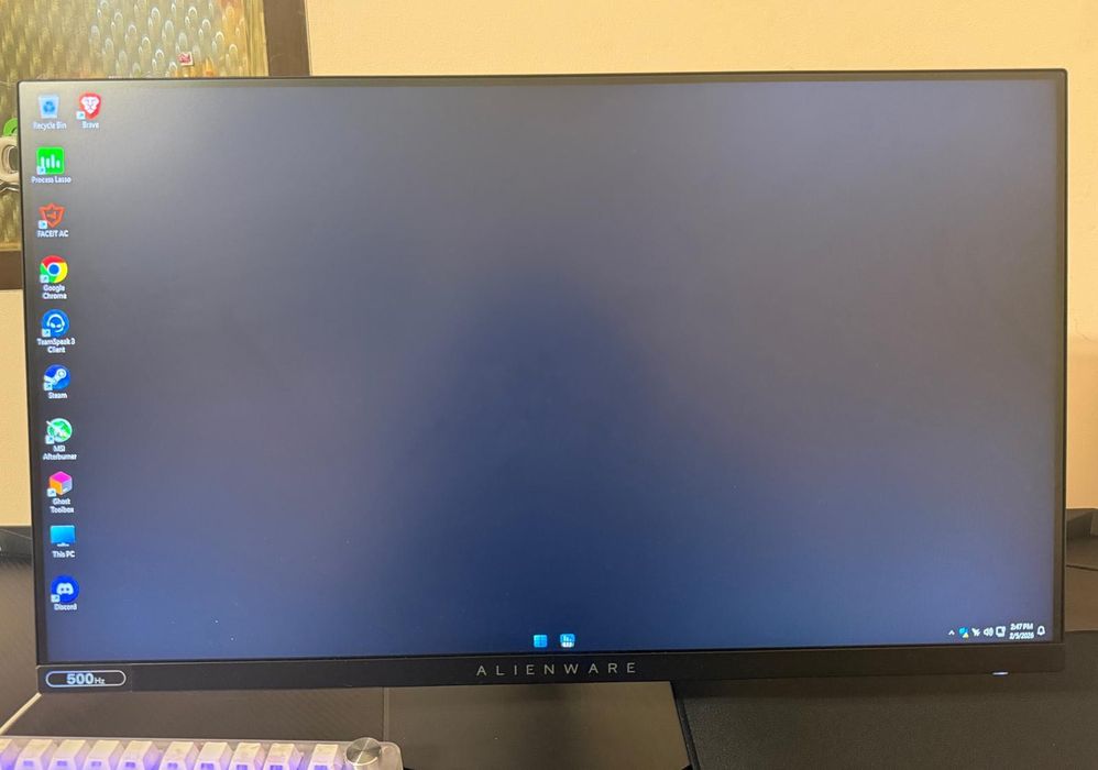 Monitor Alienware 500hz