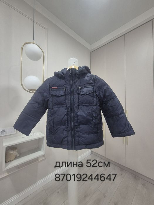 Куртка зимняя, длина 52см