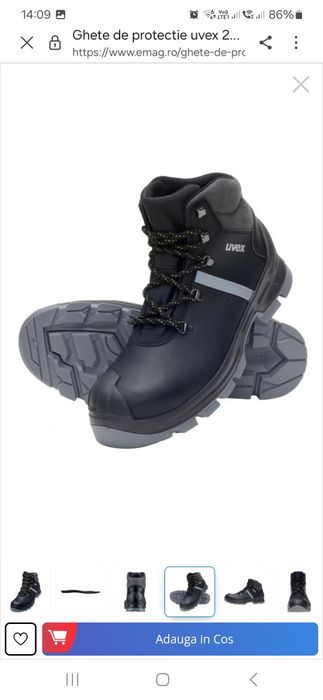 Ghete de protectie uvex 2 S3 SRC 65102