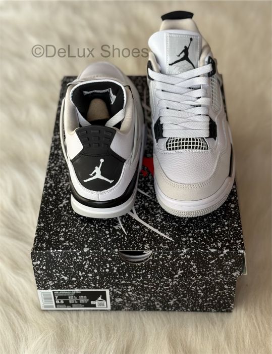 Jordan 4 Retro Military Black Full Box Verificare Colet Air Nike MAX