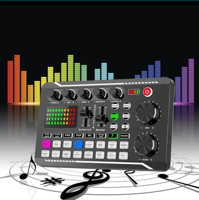 Audio Mixer cu efecte de sunet Consola DJ cu acumulator și efecte voce