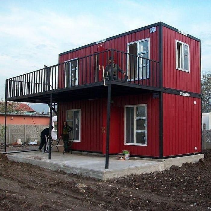 Konteynerdan tayyor kapsula, ofis va uylar