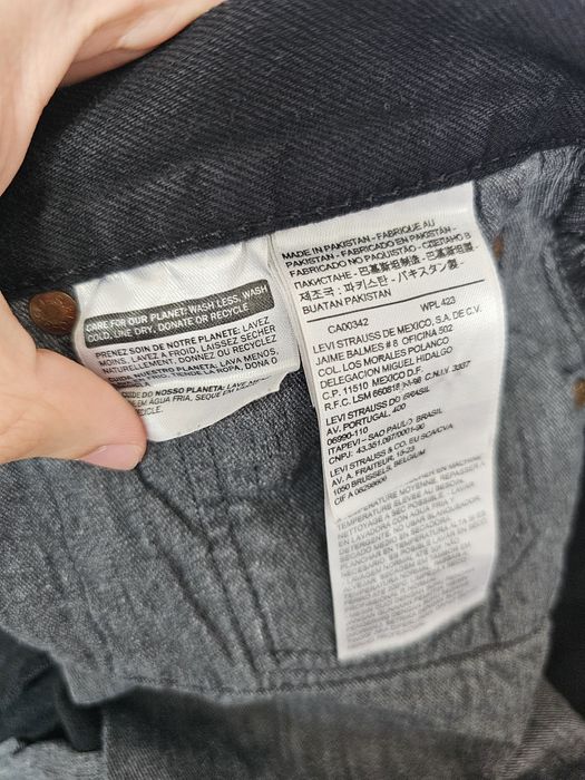 Levis 501 W33L34 negru