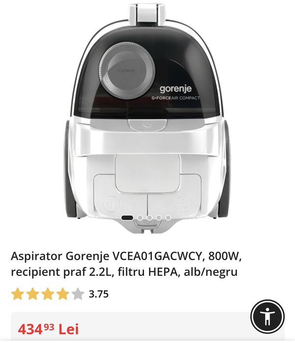 Aspirator fara sac Gorenje