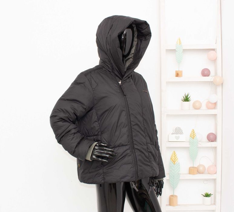 G-star Raw оригинално дамско яке черно голяма качулка овърсайз модел M