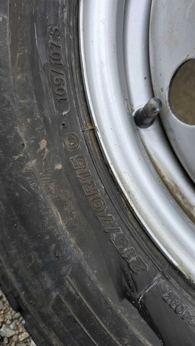Jante tabla Fiat Ducato 215/70r15c 5x118 et 68 butuc 71,1mm