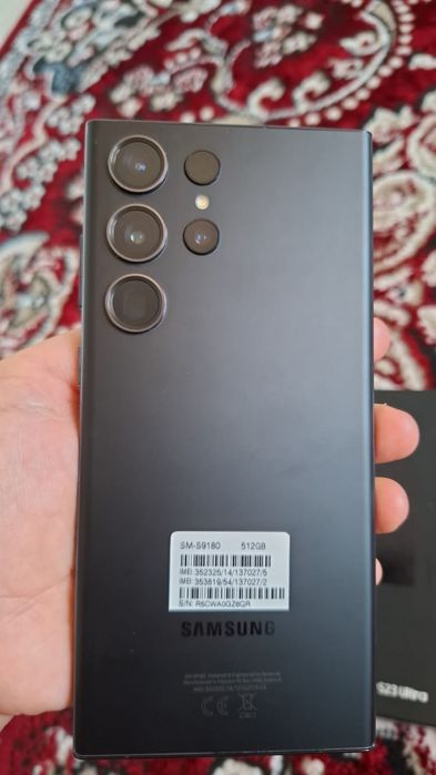 Самсунг S23 ultra 12/512ГВ қара