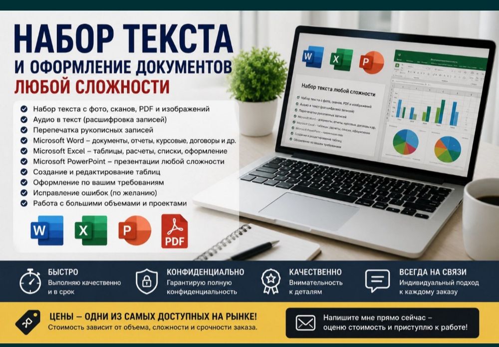 Набор текста моментально